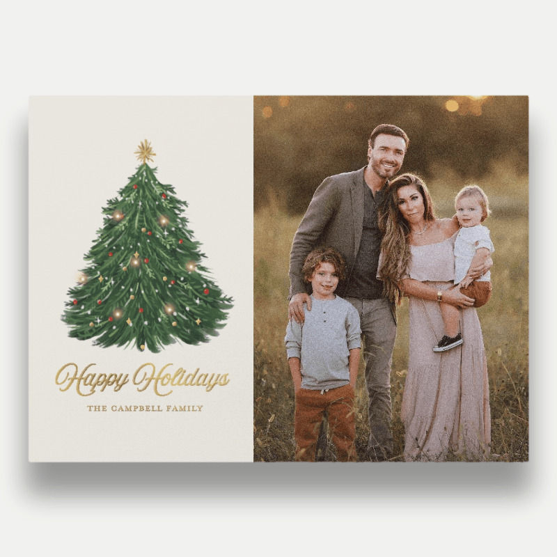 Classic Tree Holiday Card
