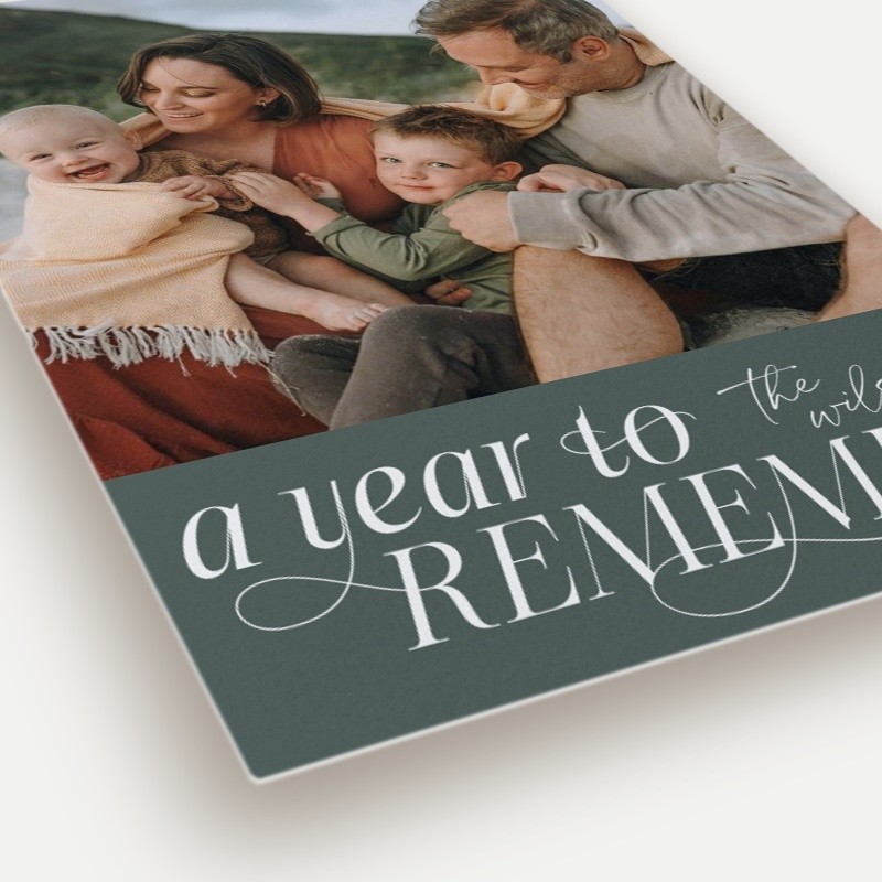 Looking Back New Year's Card
