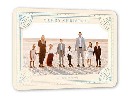 Lovely Decor 5x7 Beige  Holiday Card