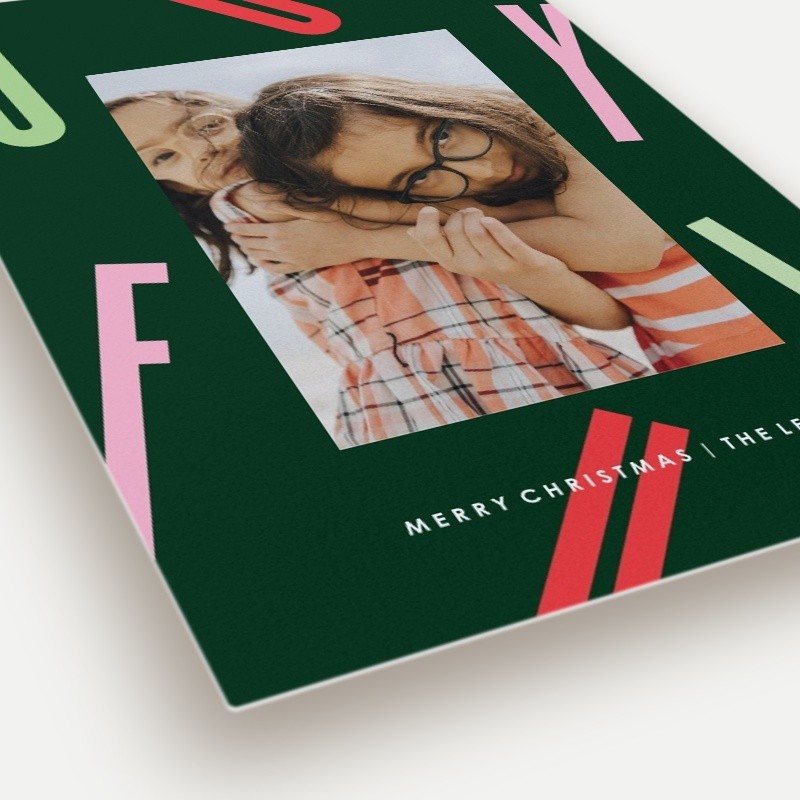Scattered Joyful Holiday Card