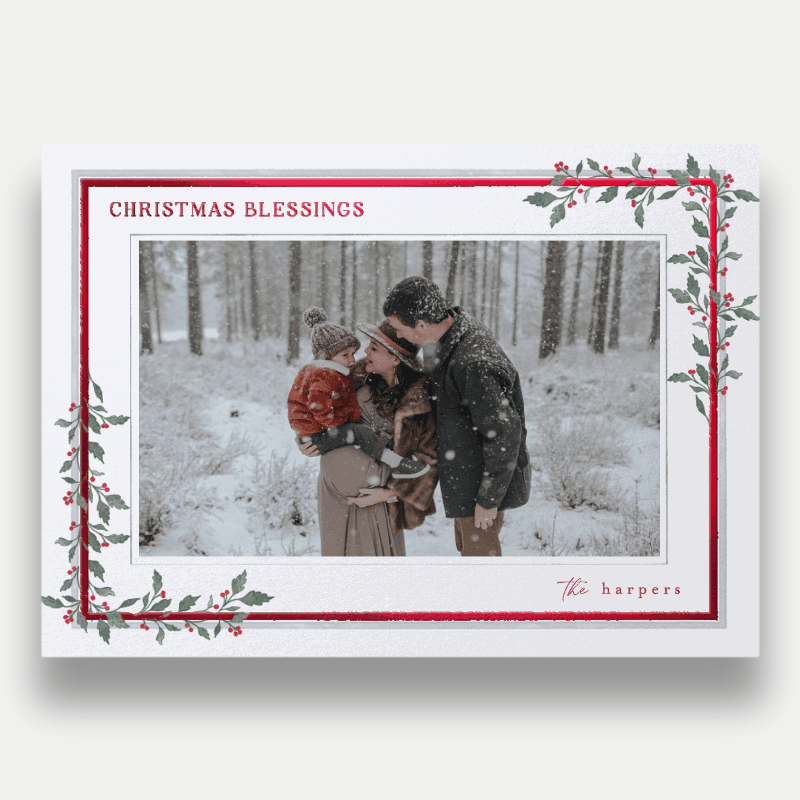 Climbing Vines Holiday Card