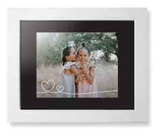 Double Heart Line Art