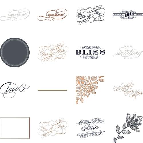 Vintage Wedding Guestbook 11x14 undefined  Premium Album