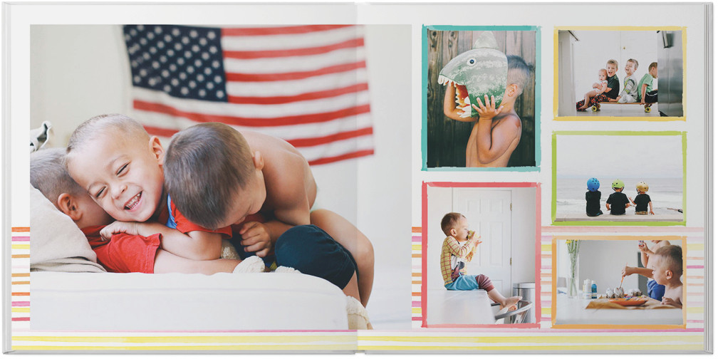 Watercolor Year in Review 10x10 undefined  Photo Book