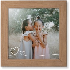 Double Heart Line Art