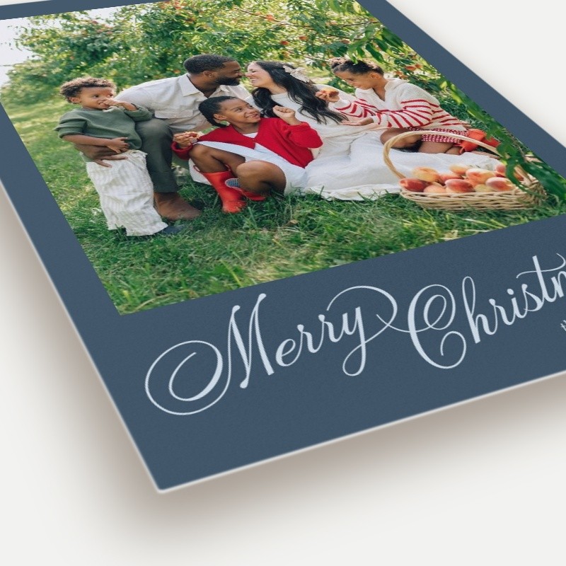 Script Collage Holiday Card