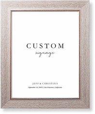 Custom Wedding Signage