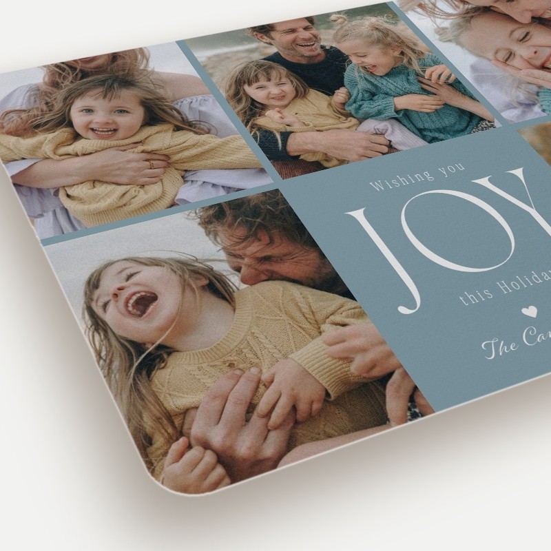 Joy Grid Holiday Card