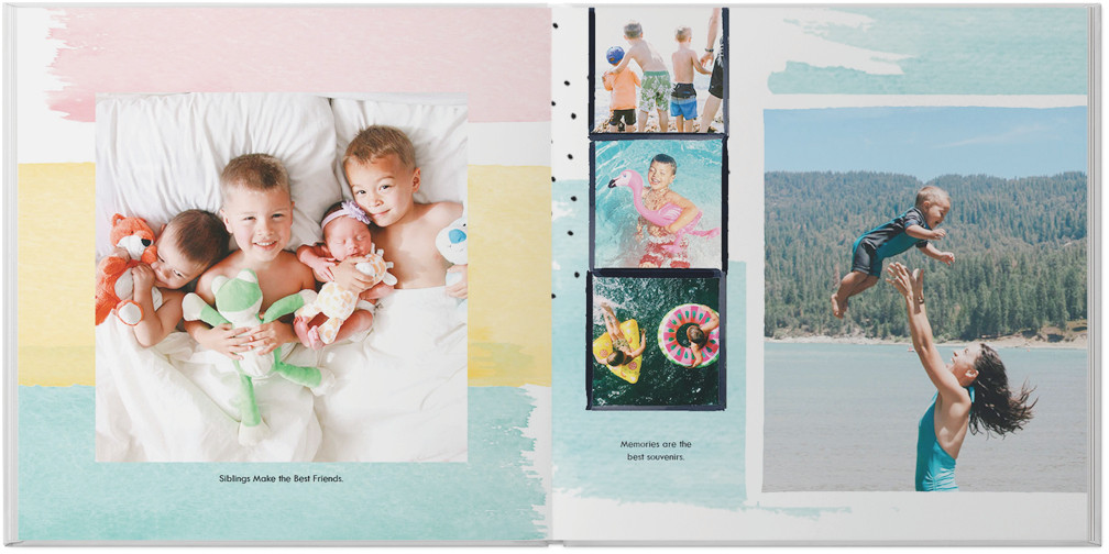 Watercolor Year in Review 10x10 undefined  Photo Book
