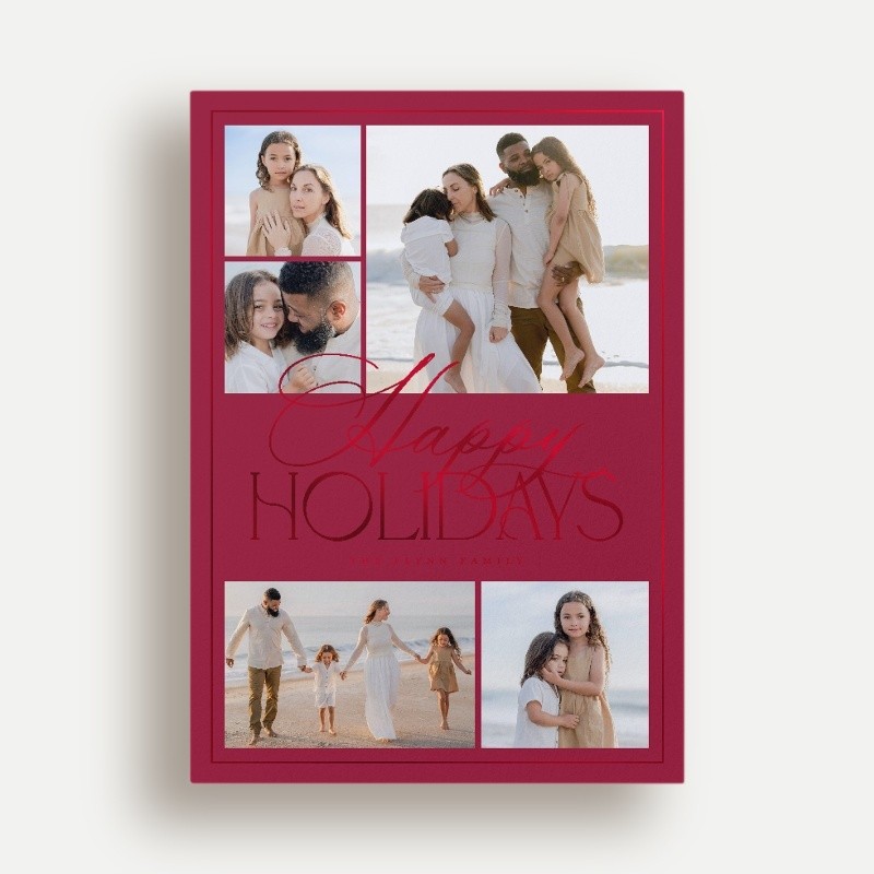 Refined Collage Holiday Card