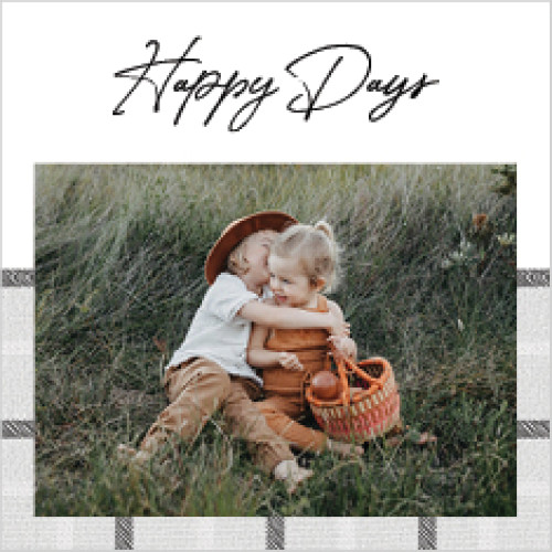 Black And White Rustic Calendar 12x12 undefined  Wall Calendar