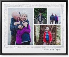 Brushed Border Collage Of Four