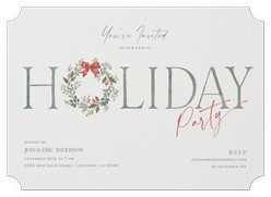 Wreath Invitation