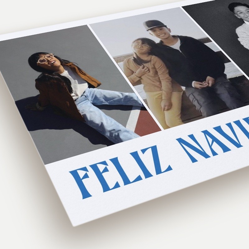 Bold Collage Holiday Card