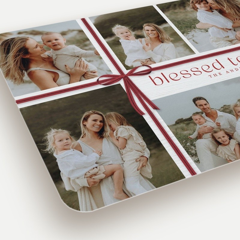 Wrapped Collage Holiday Card