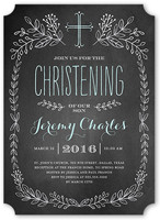 Chalkboard Christening Boy