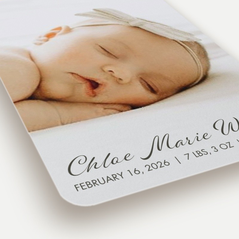 Sweetly Written Birth Announcement
