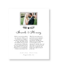 Elegant Wedding Vow Collage