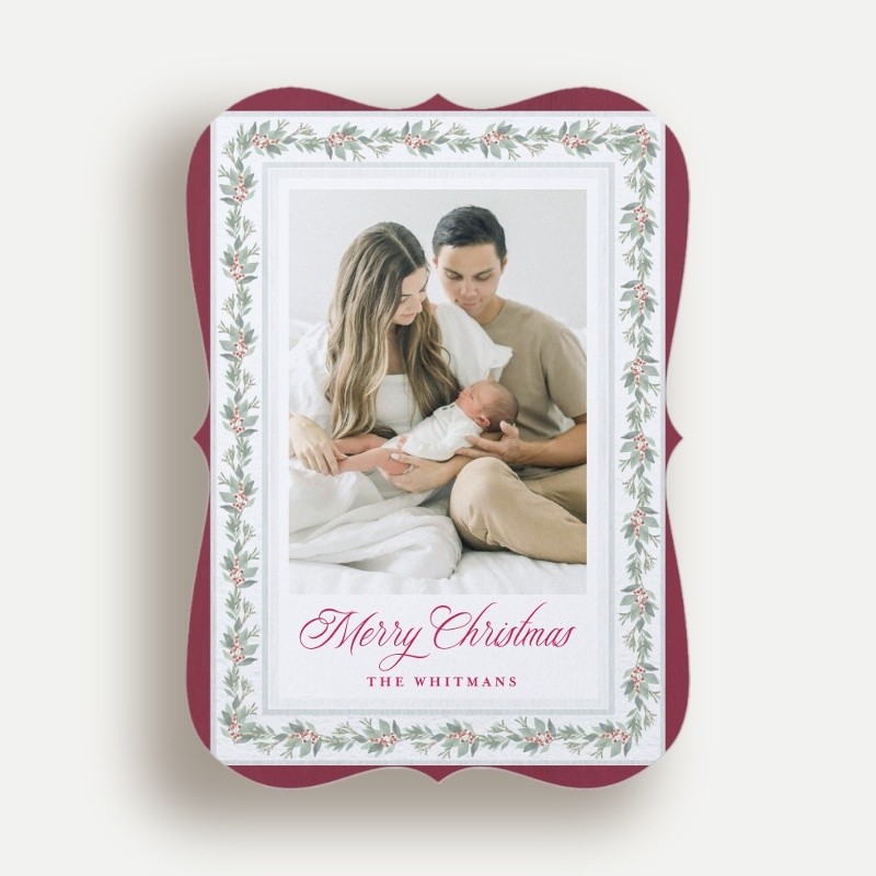 Painted Foliage Holiday Card | Shutterfly