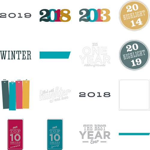 A Year in Color 8x8 undefined  Premium Album