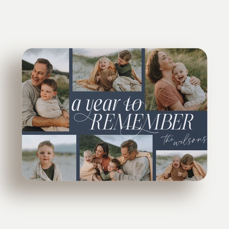 Looking Back New Year's Card
