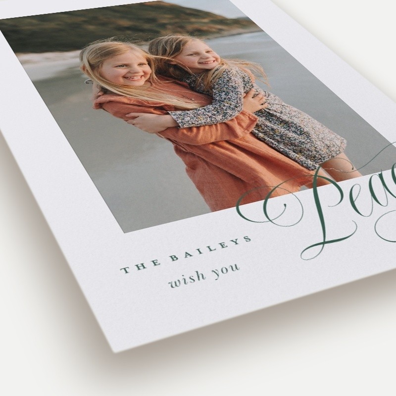 Joy Script Holiday Card