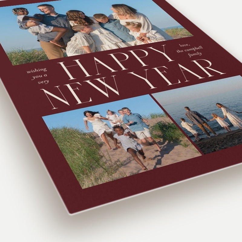 Grand Serif New Year's Card