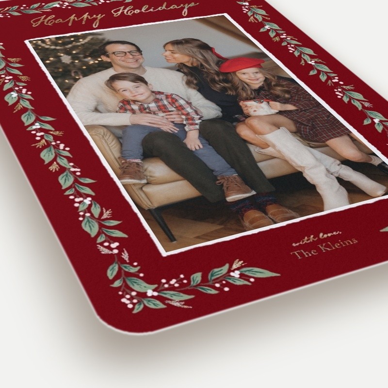 Botanical Frame Holiday Card