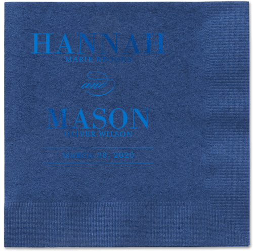 Blue Napkins