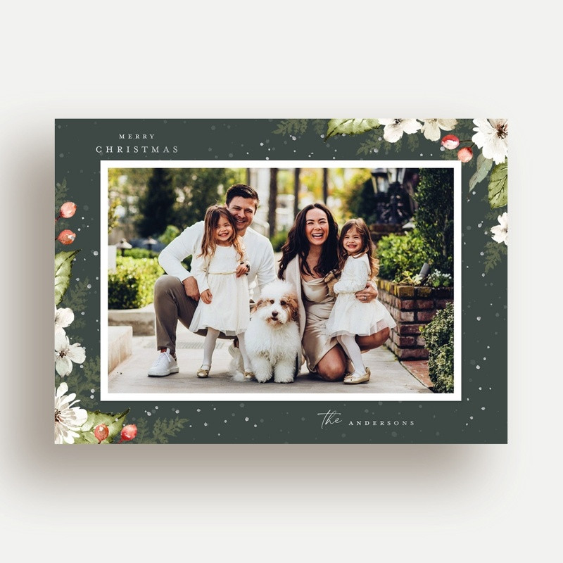 Winter Floral Frame