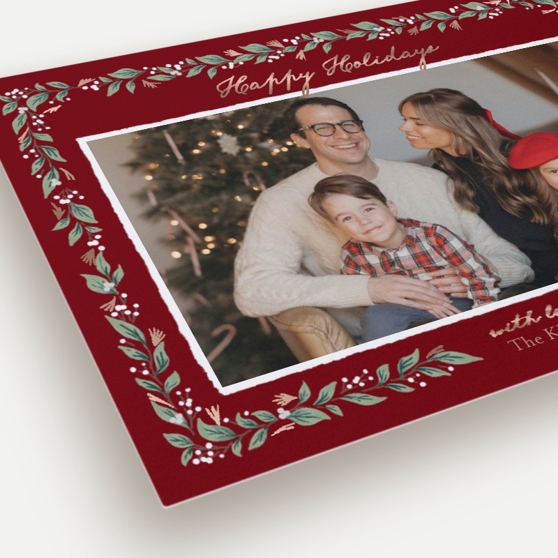 Botanical Frame Holiday Card