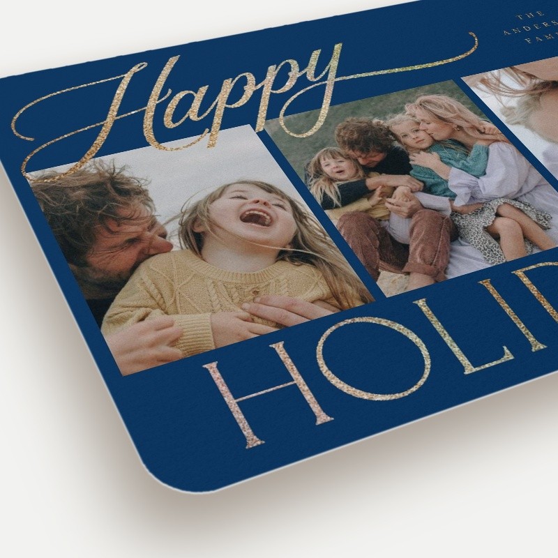 Script Serif Mix Holiday Card