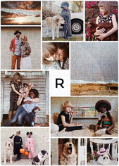 Modern Monogram Gallery Portrait