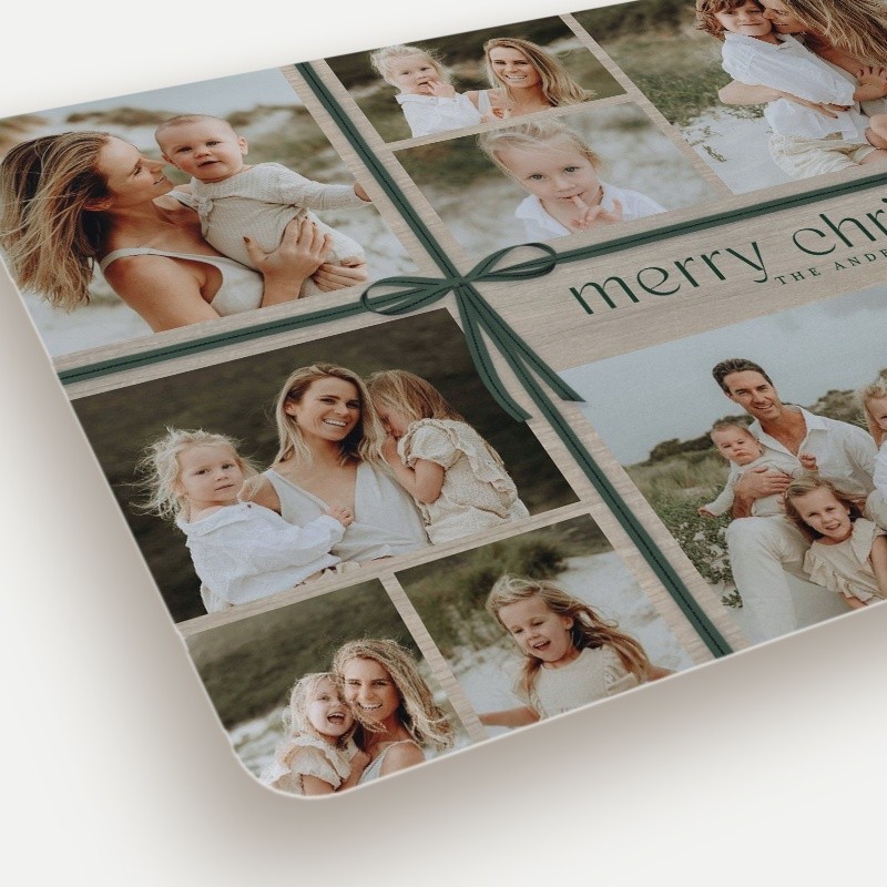 Wrapped Collage Holiday Card