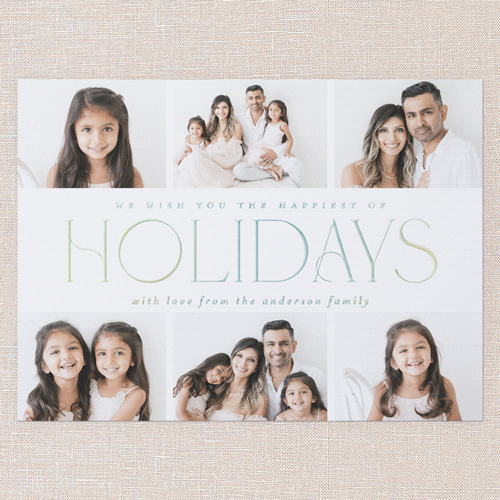 Square Foil Holiday Cards