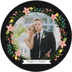 Chalkboard Floral Frame
