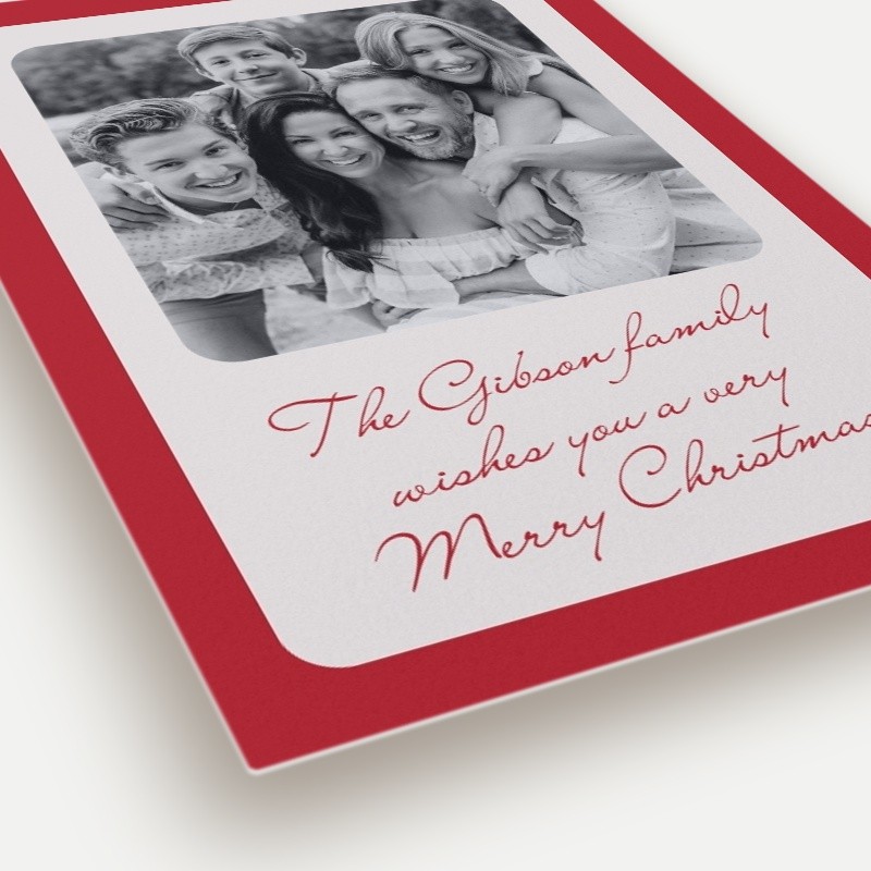 Handwritten Note Holiday Card