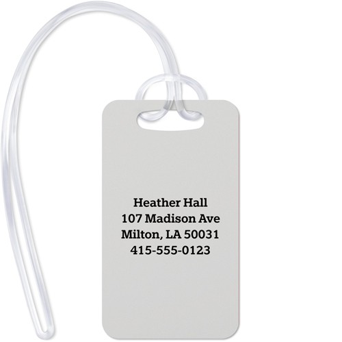 Plaid Monogram 2x3 Multicolor  Luggage Tag