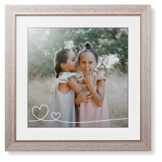 Double Heart Line Art