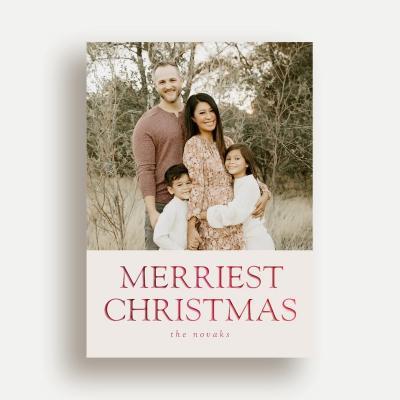 Editable Merriest Sentiment