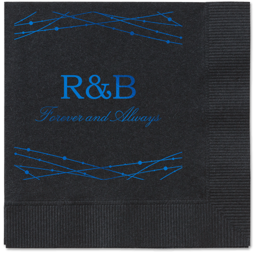 Black Table Napkins