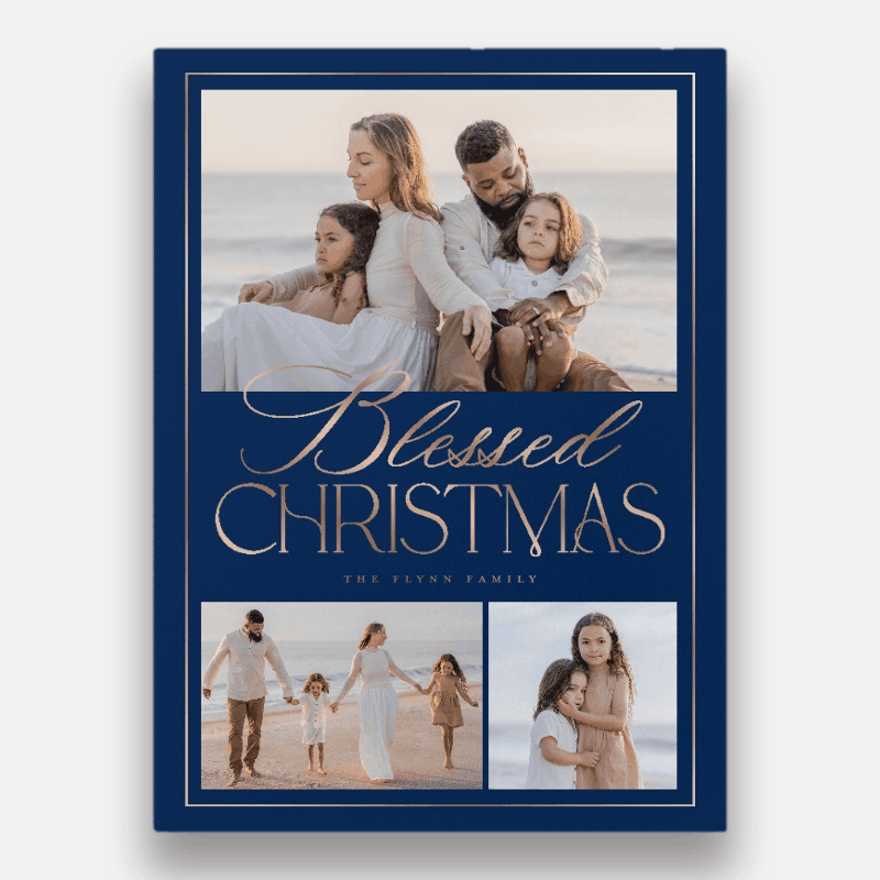 Refined Collage Holiday Card