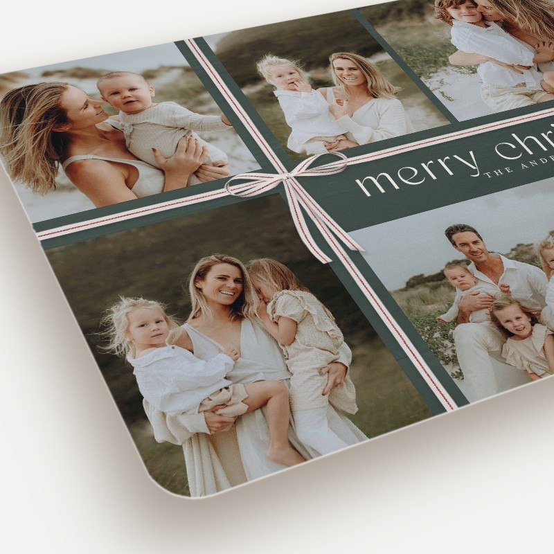 Wrapped Collage Holiday Card
