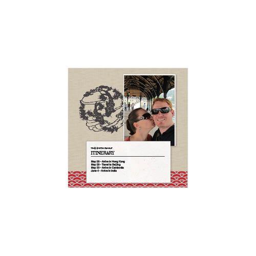 Passport to Asia 8x8 undefined  Premium Album