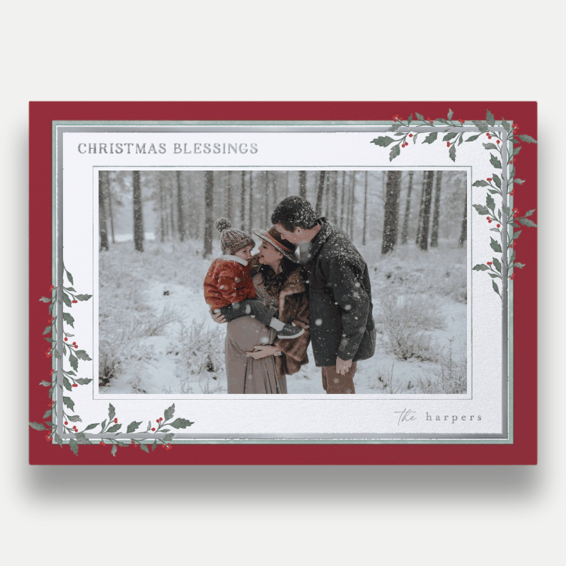 Climbing Vines Holiday Card