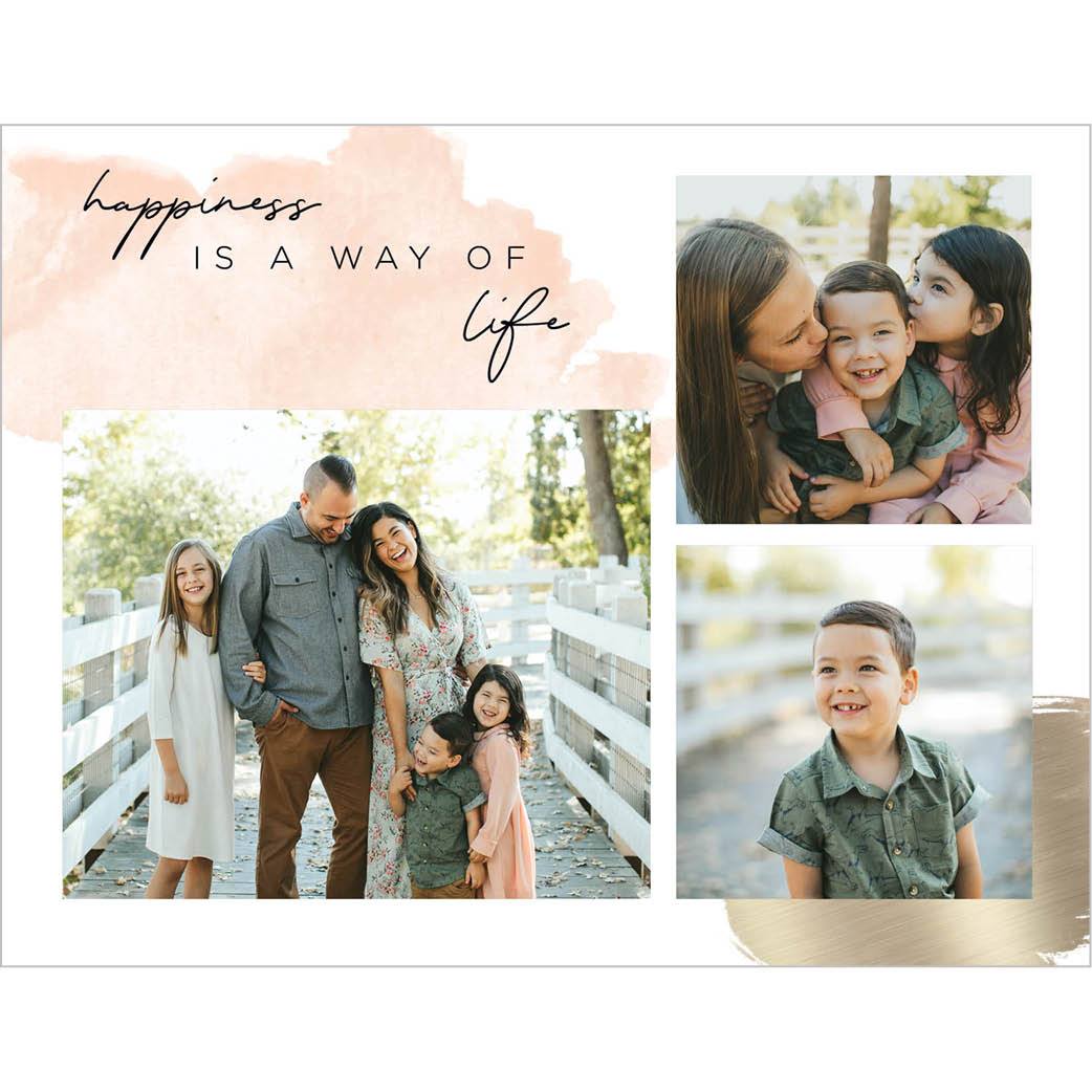 Watercolor Shimmer 8x11 undefined  Wall Calendar