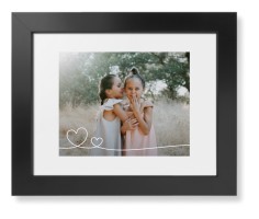 Double Heart Line Art