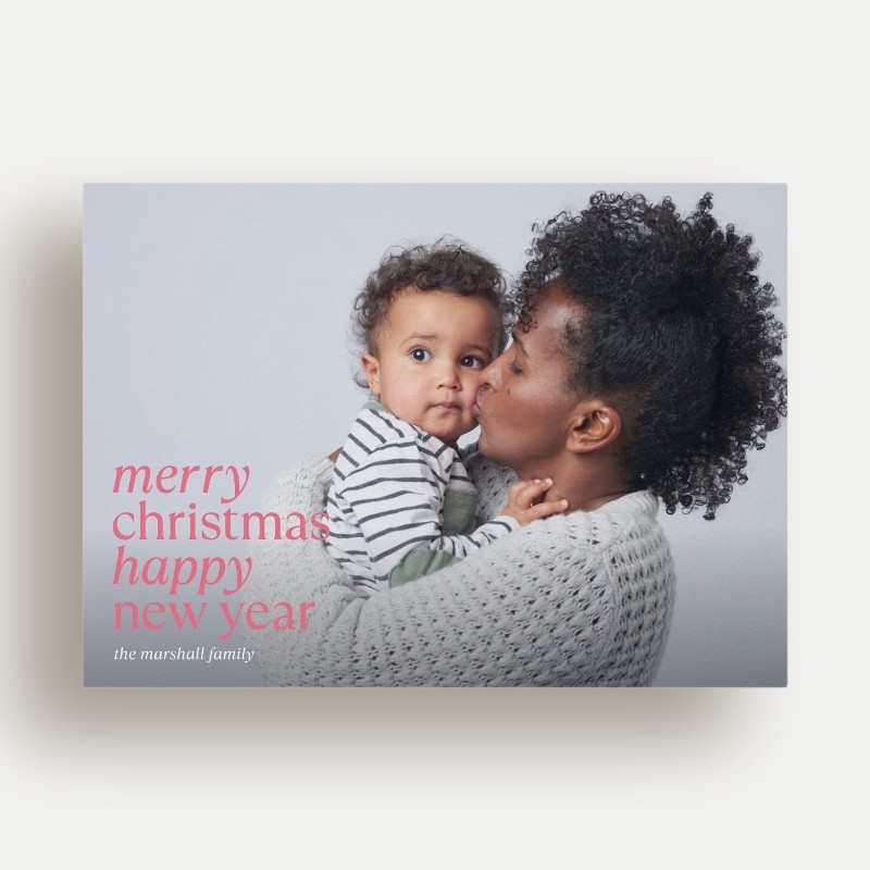 Overlay Script Holiday Card
