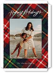 Plaid Photo Frame
