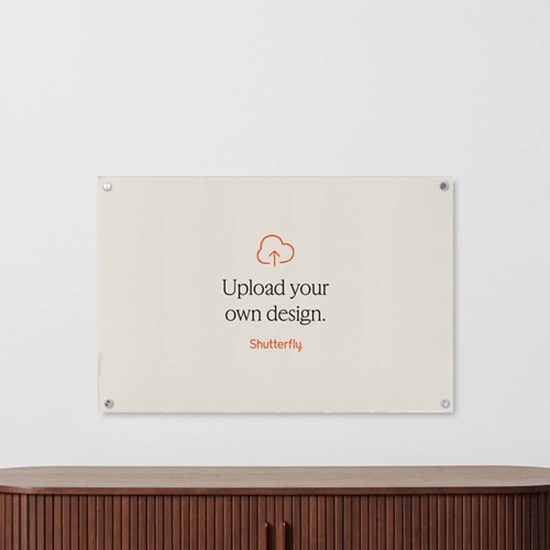 Upload Your Own Design 24x36 Multicolor  Acrylic Print